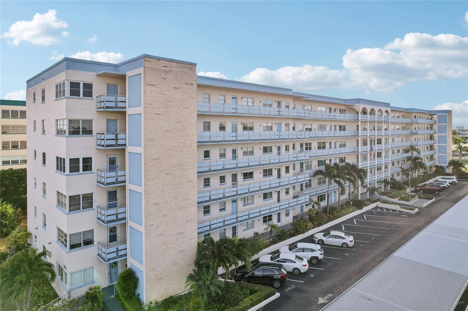 It’s the first building you encounter at the 59th St. S entrance to Town Shores of Gulfport.