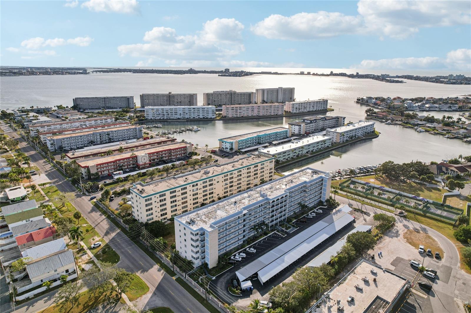 Take in the sweeping, full view of Town Shores of Gulfport.