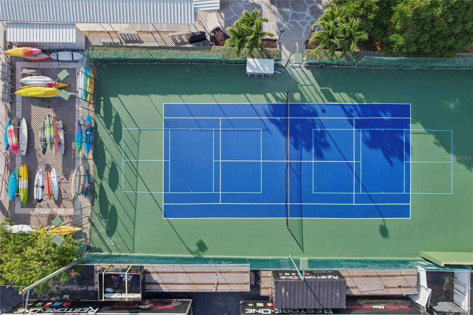 The clubhouse area offers something for everyone to enjoy.