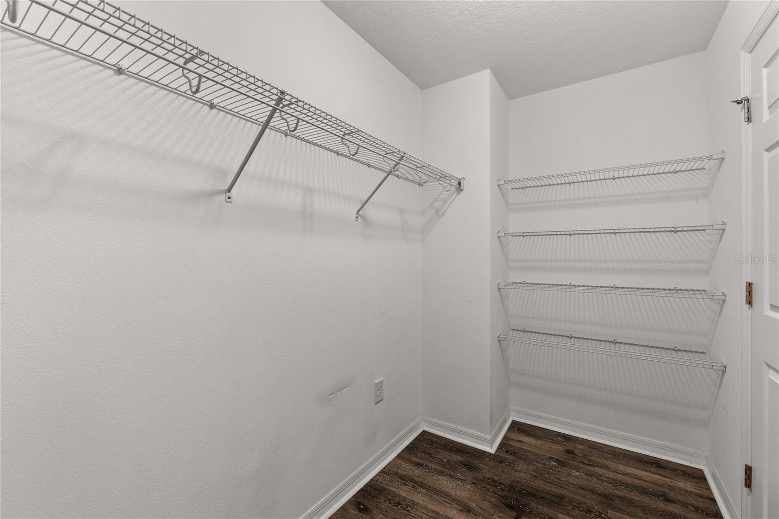 One of 2 WALK IN CLOSETS!!!