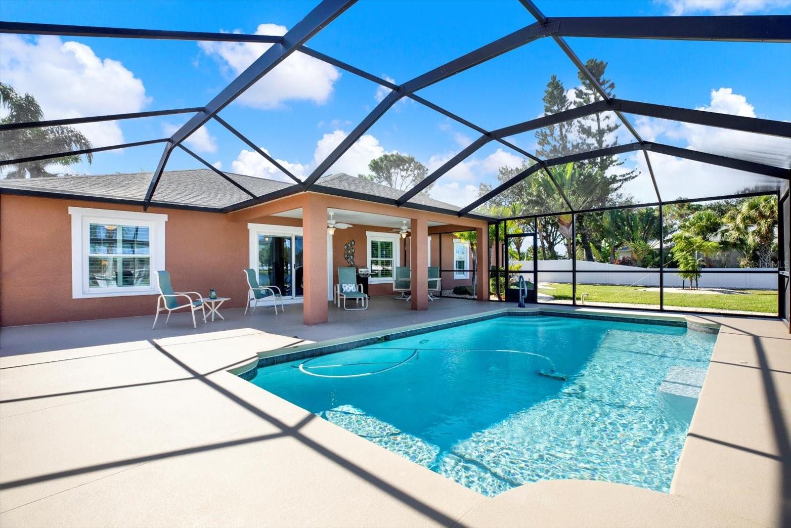 Come and enjoy life on the lanai, the work's all been done. The birdcage was refurbished in the past year, and the heated pool was remarcited approximately 5 years ago.