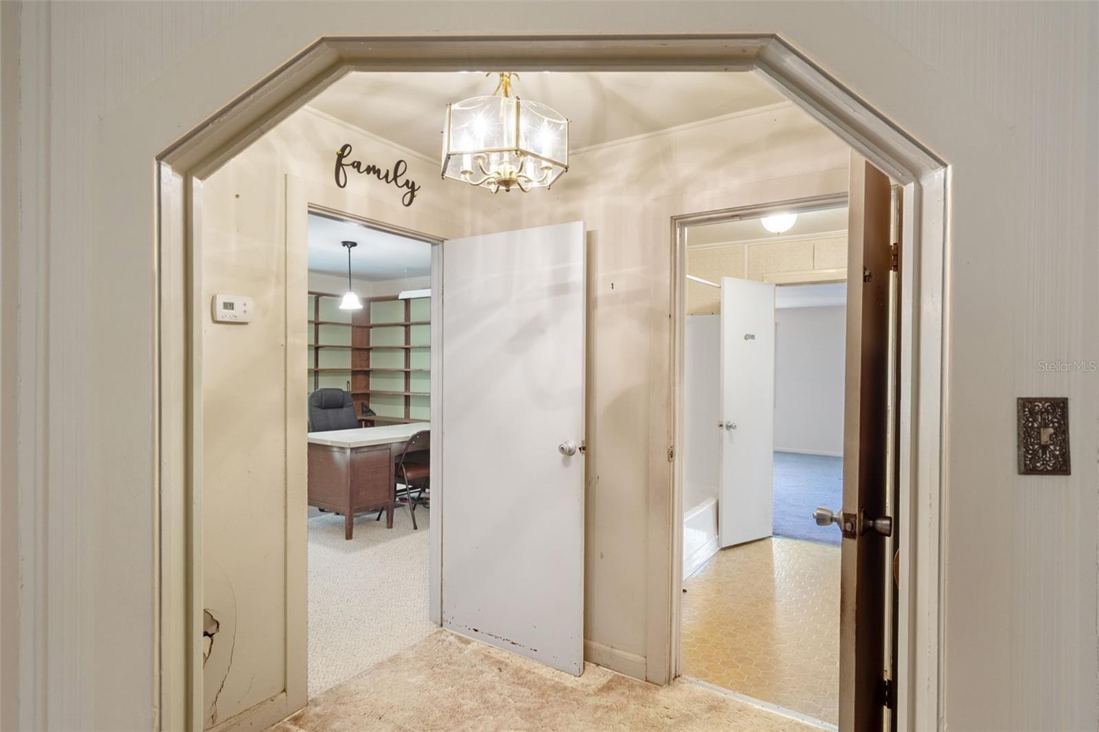 Hall to secondary bedrooms