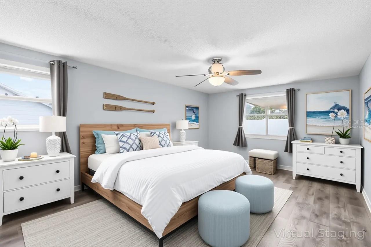 Virtual staged- Primary Bedroom
