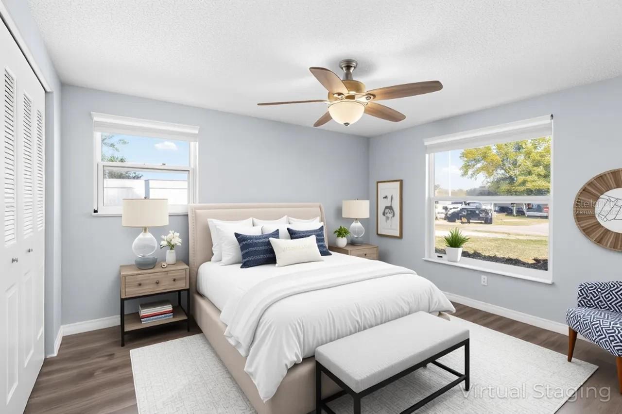 Virtual staged- Bedroom #2