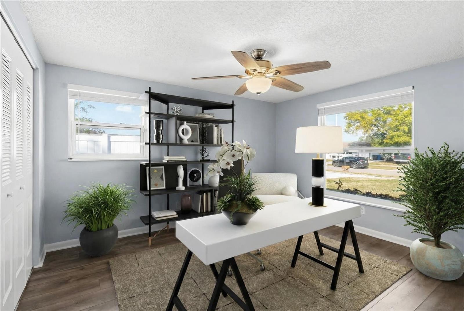 Virtual staged- Bedroom #2/ Office