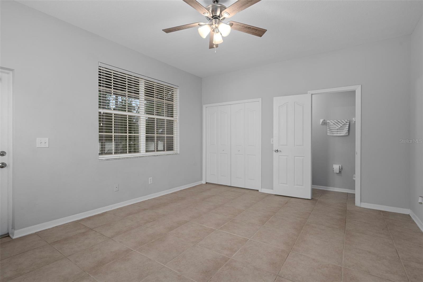 This Amazing Fourth Bedroom room has a half bathroom too !!