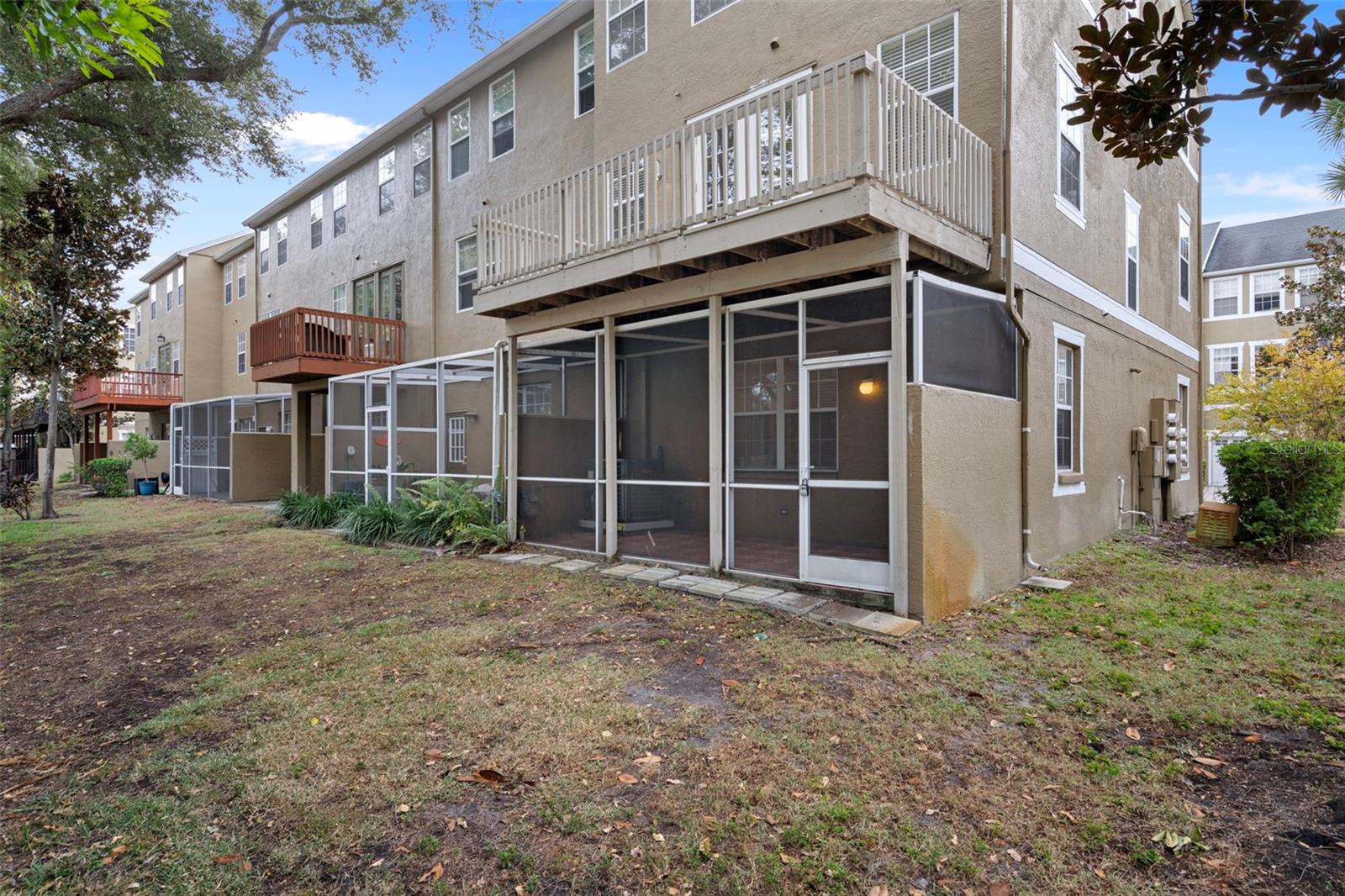 View of the back of the home