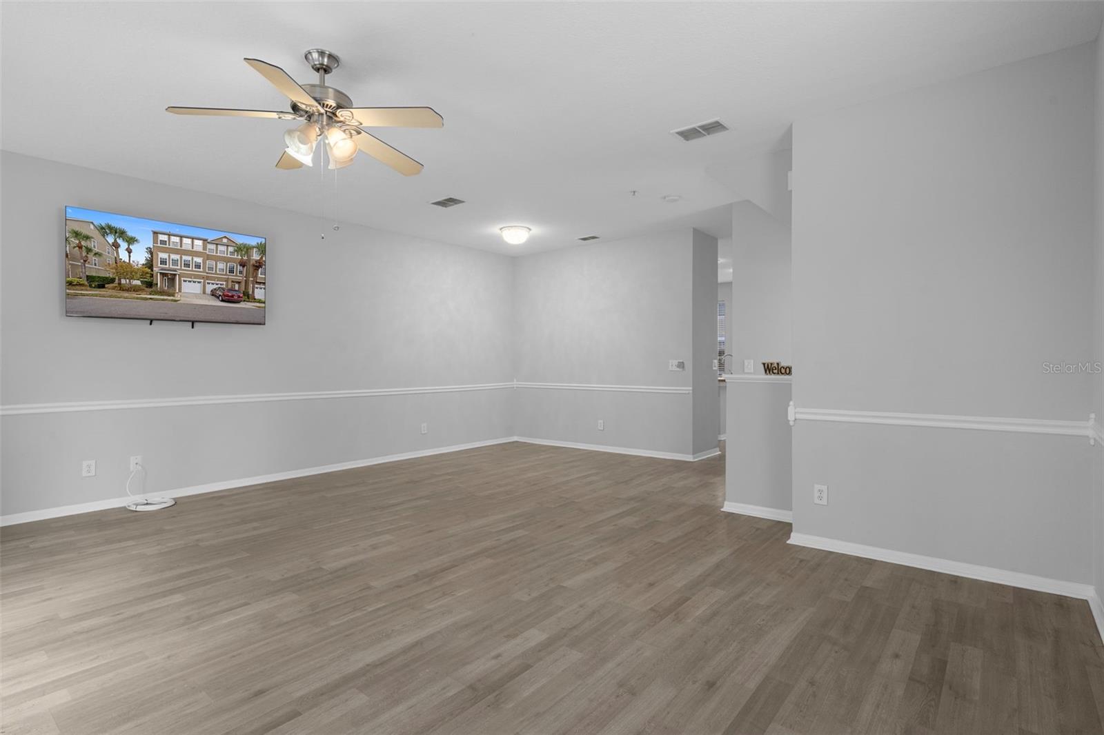 Beautiful Living room on the second level.