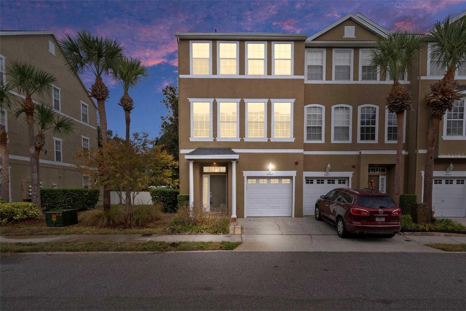 Beautiful Twilight view of the home