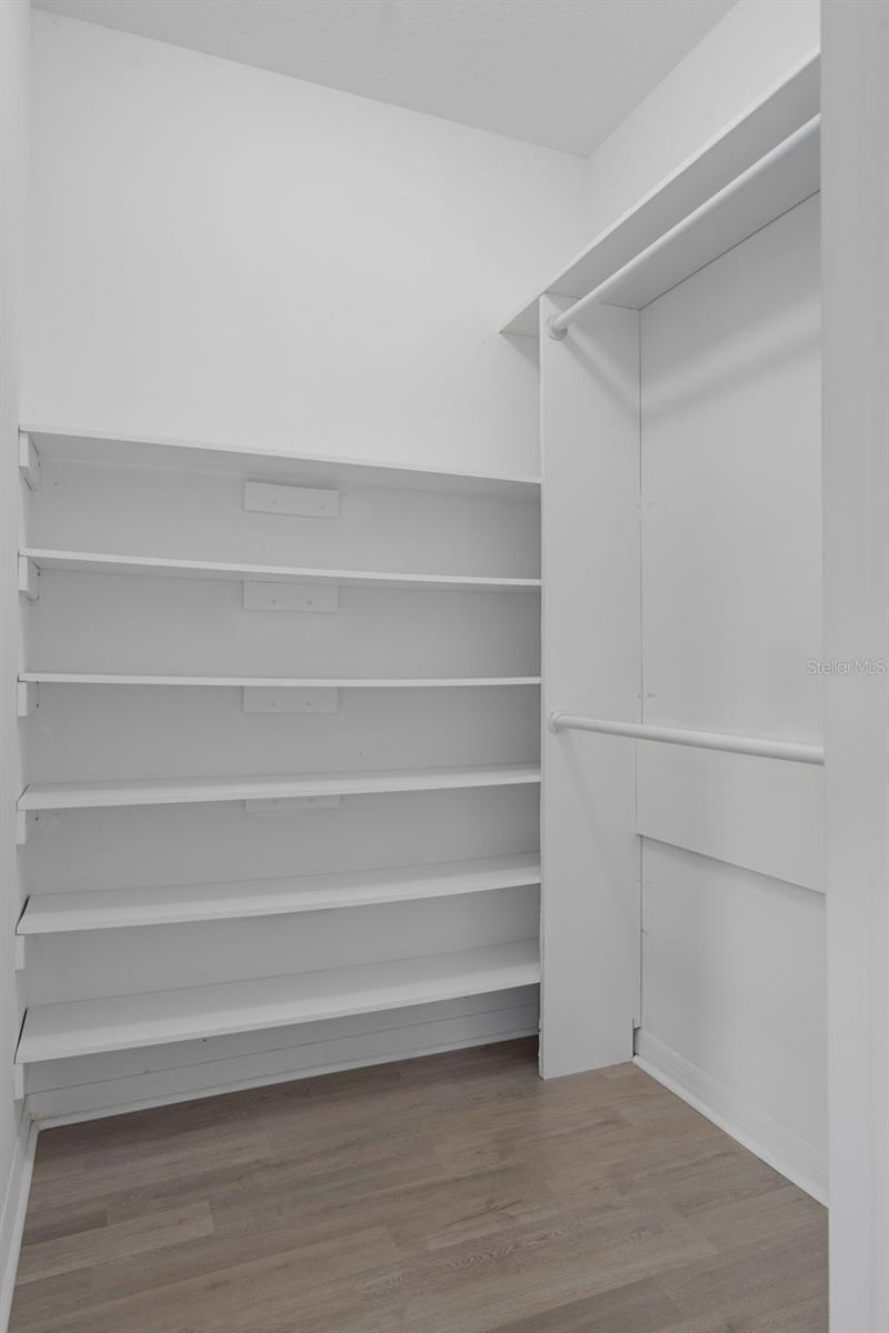 Amazing Walk-In Closet in the Master Bathroom