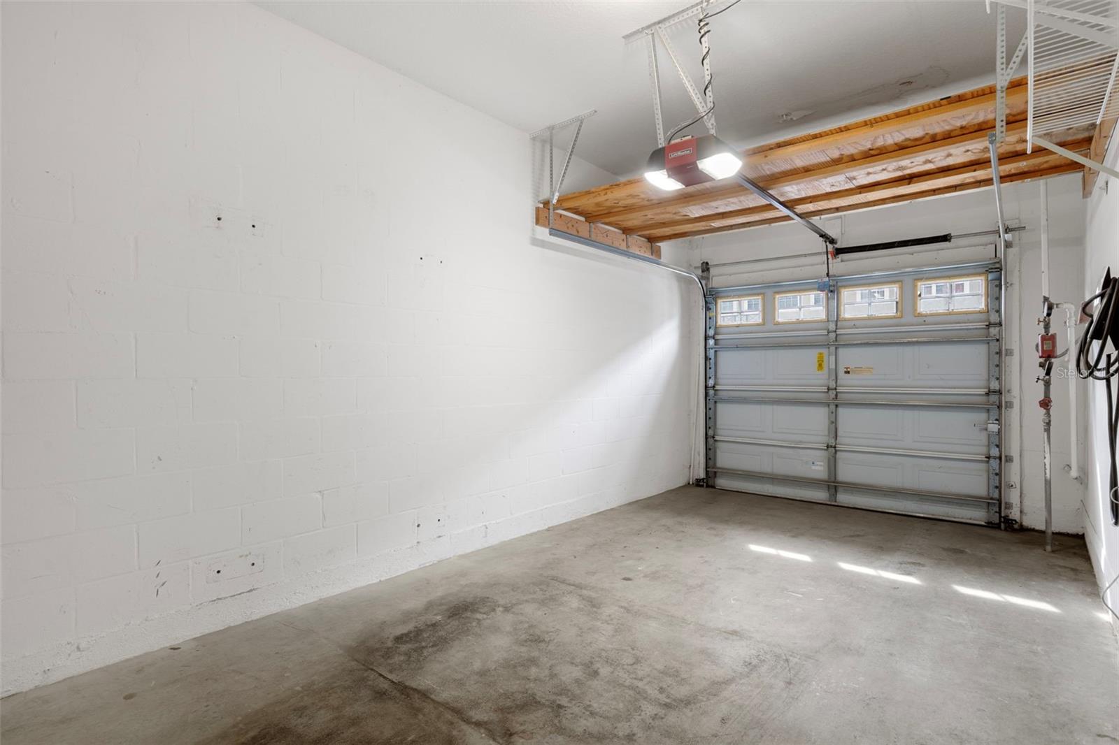 Notice the garage door opener !!