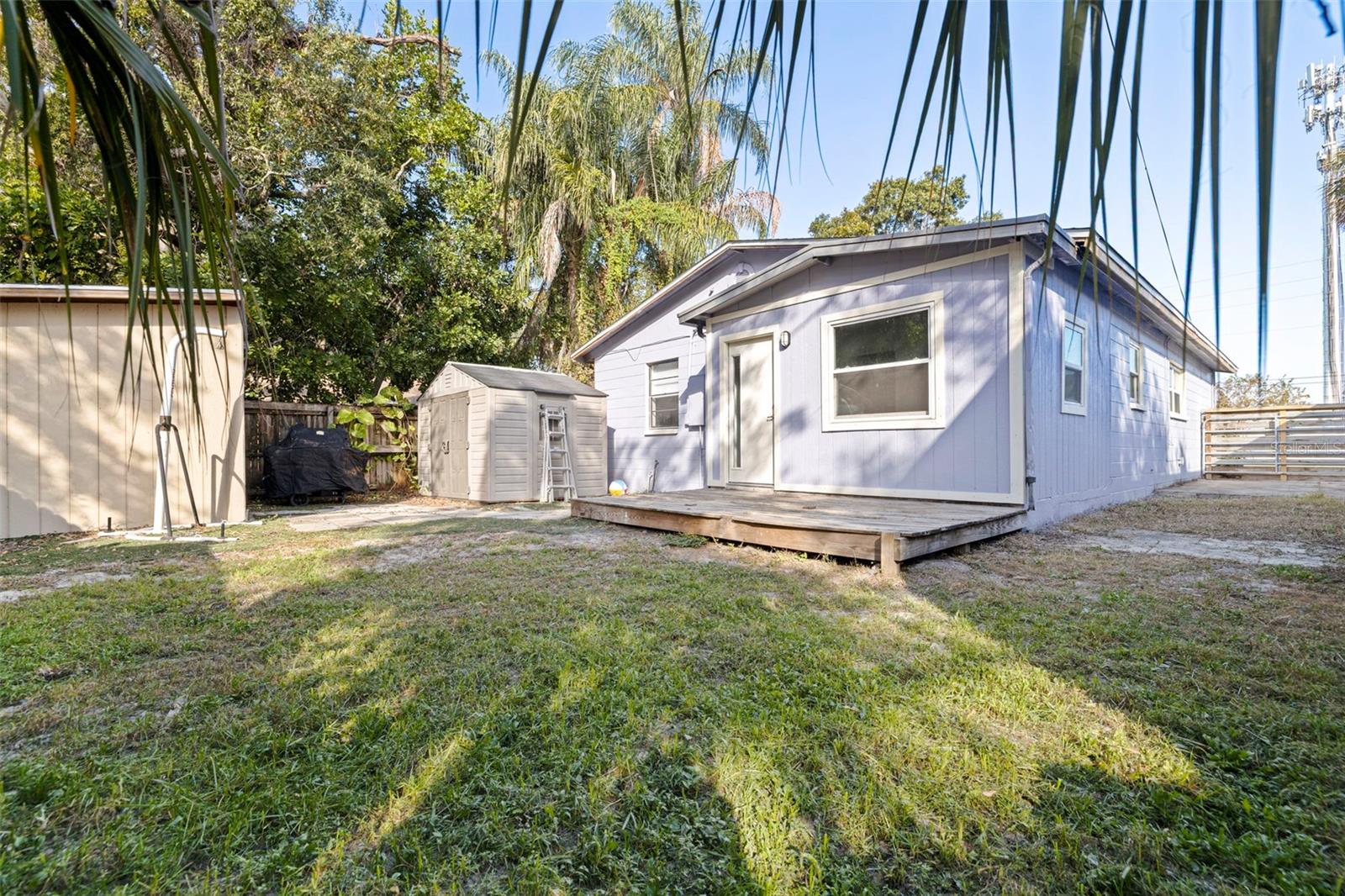 Backyard/side of home