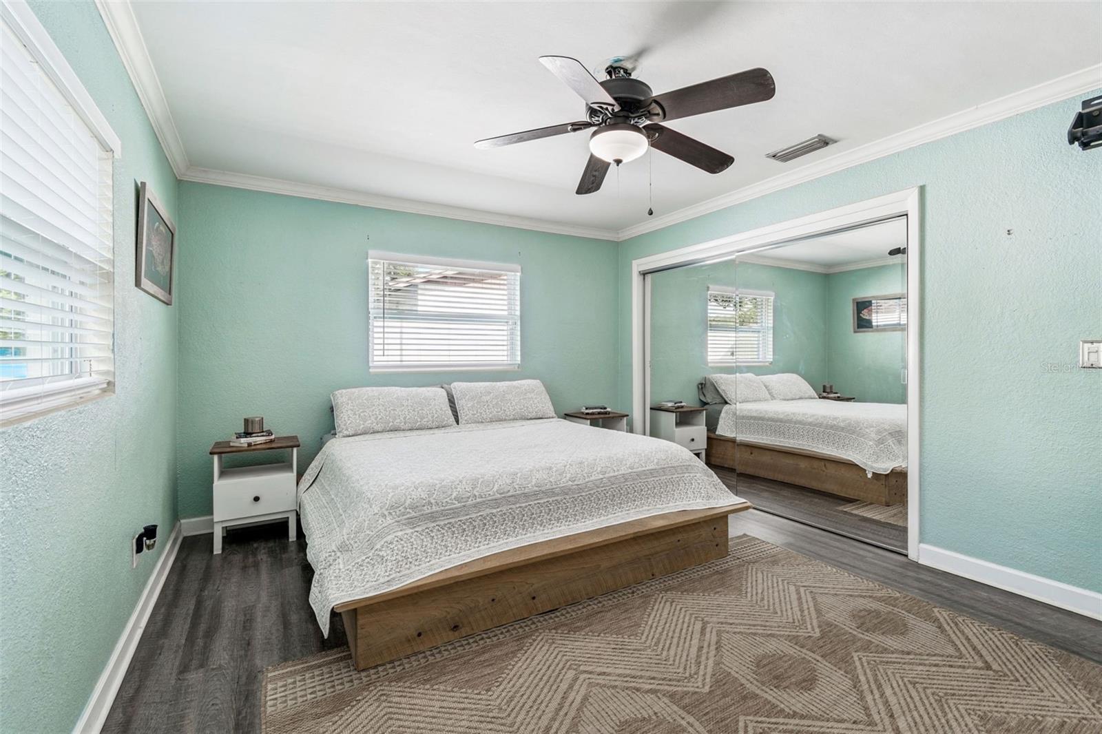 Primary bedroom, front side of home.