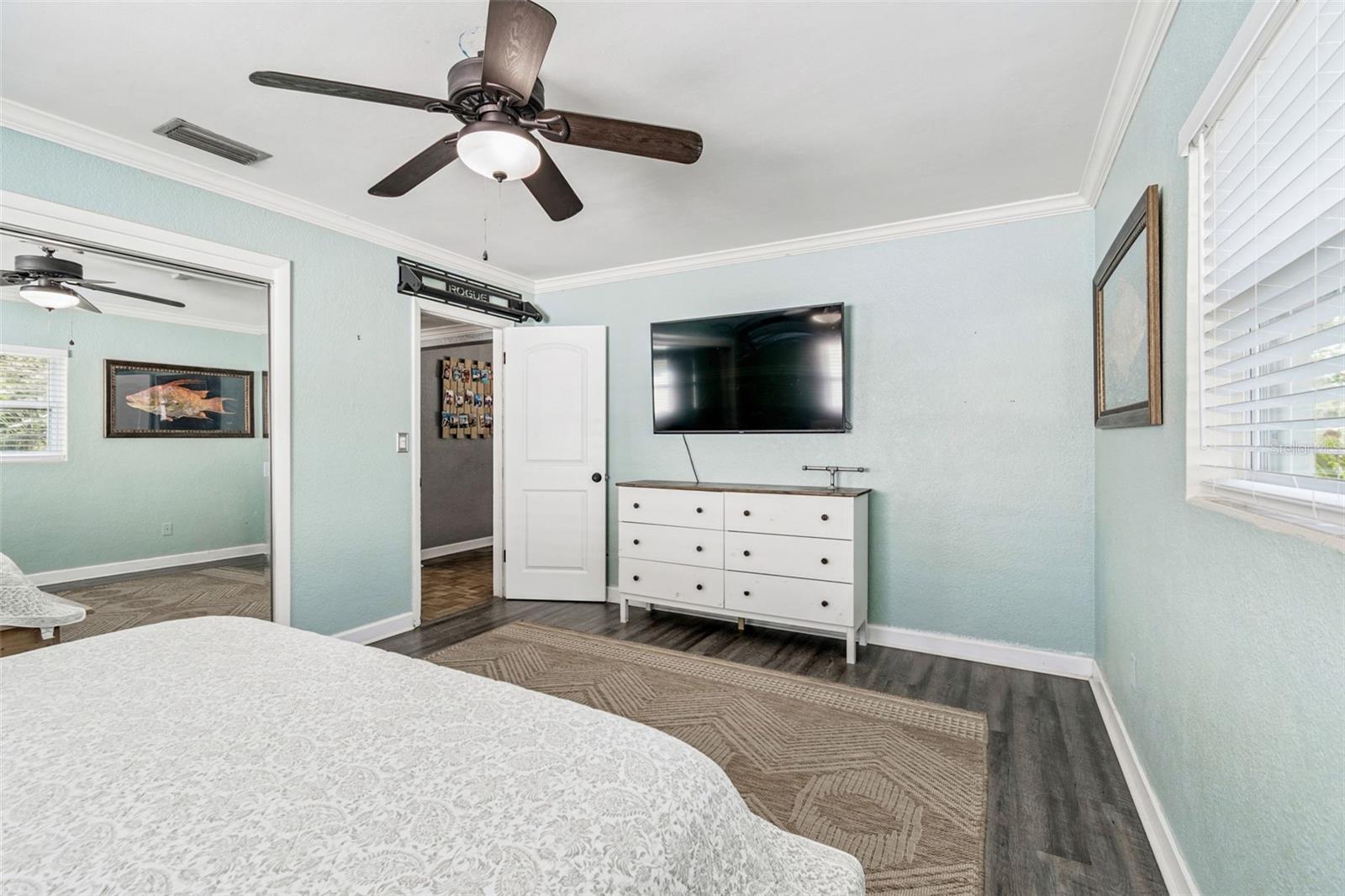 Primary bedroom, front side of home.