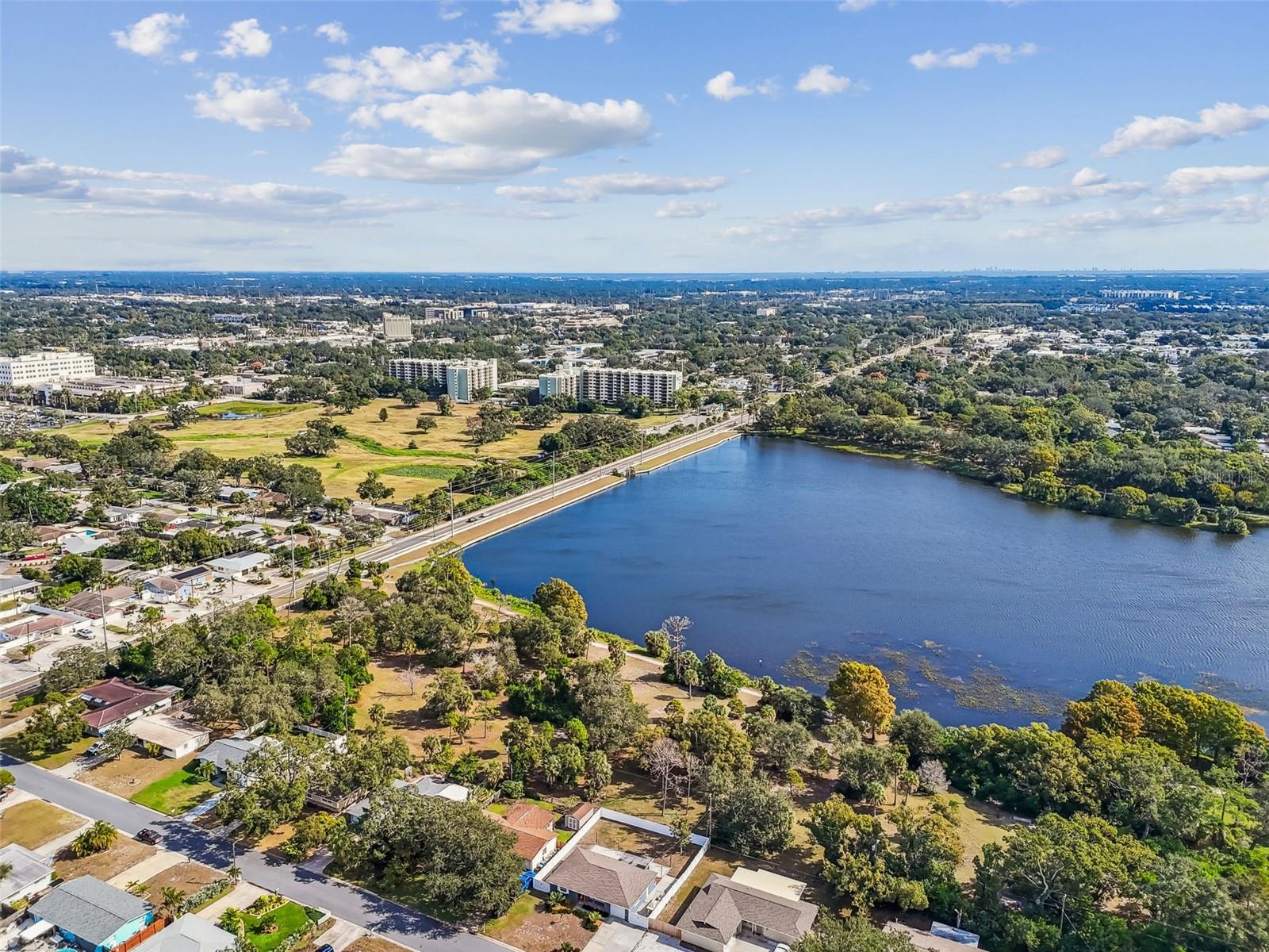 View of John S. Taylor Park and Lake