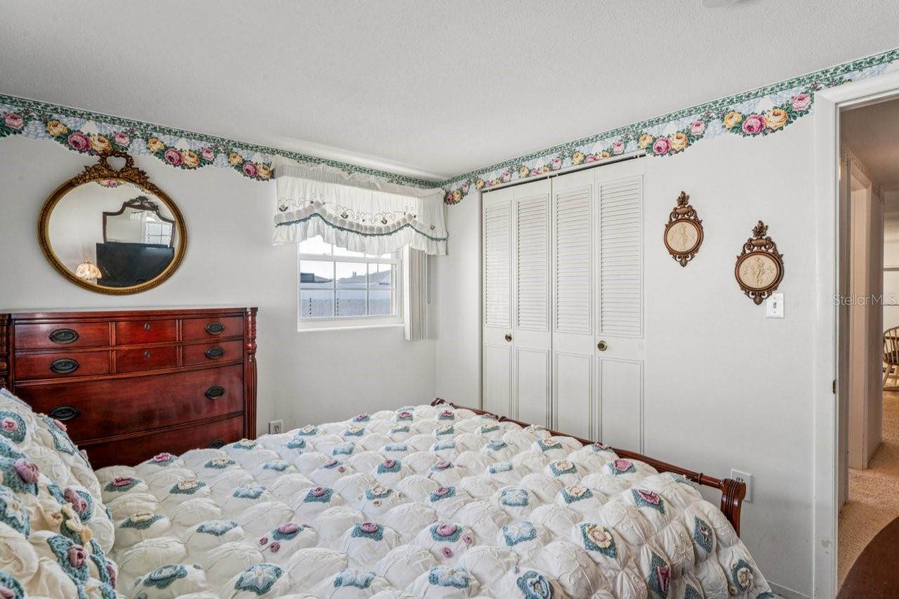 Closet and window view