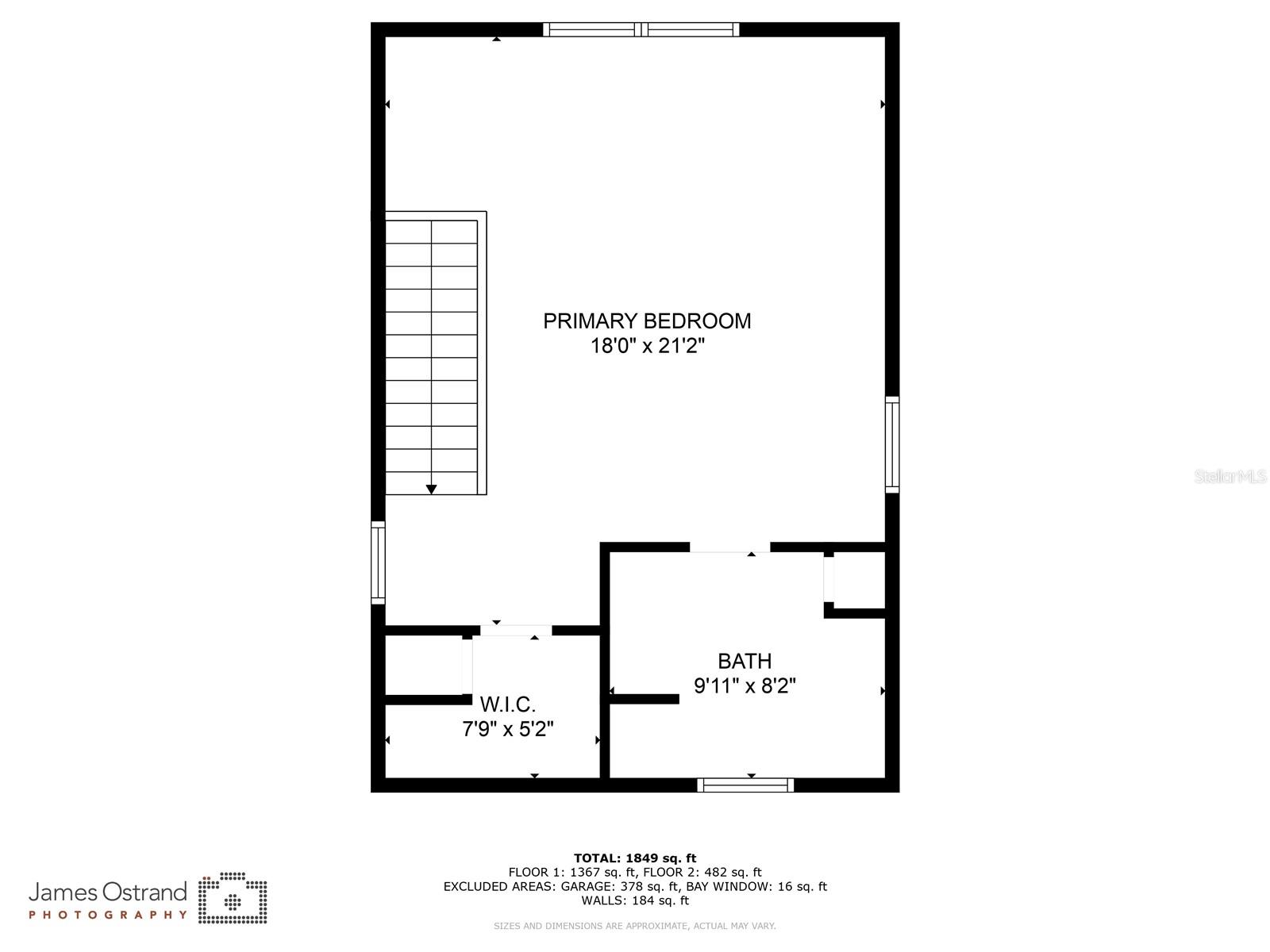 Floor Plan - Primary Suite