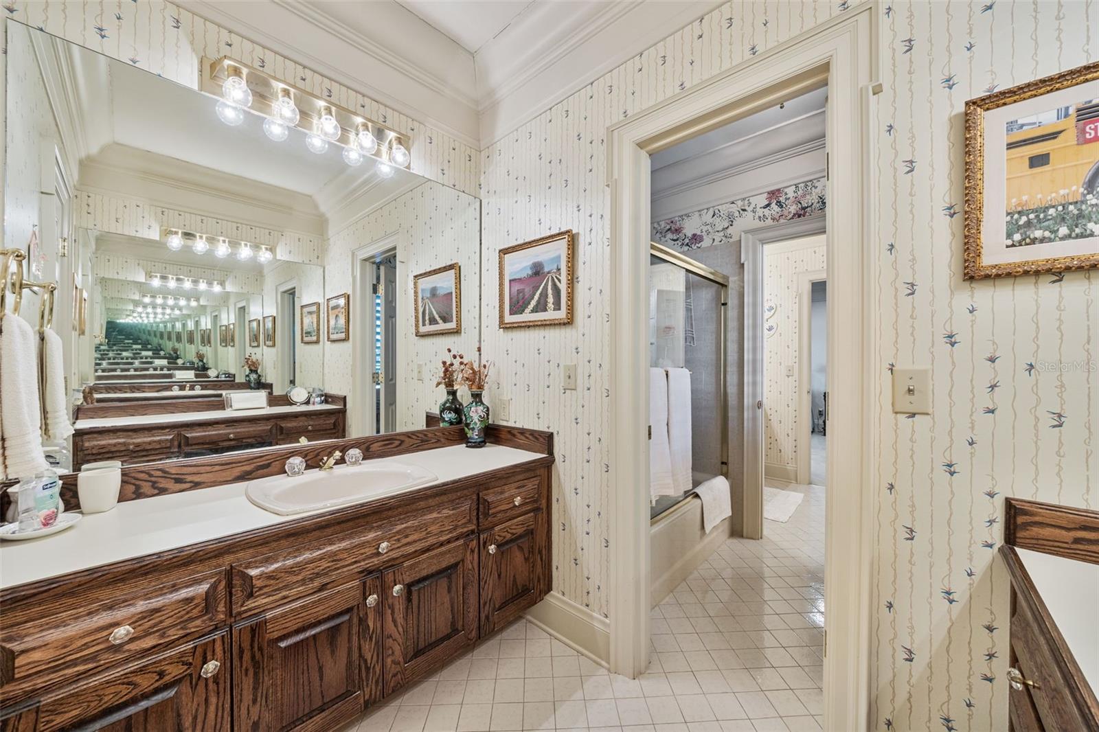 Jack and Jill bathroom