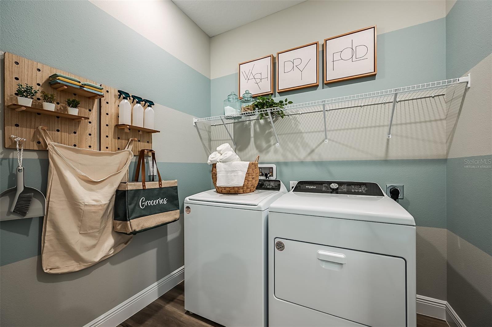 virtually staged/model home