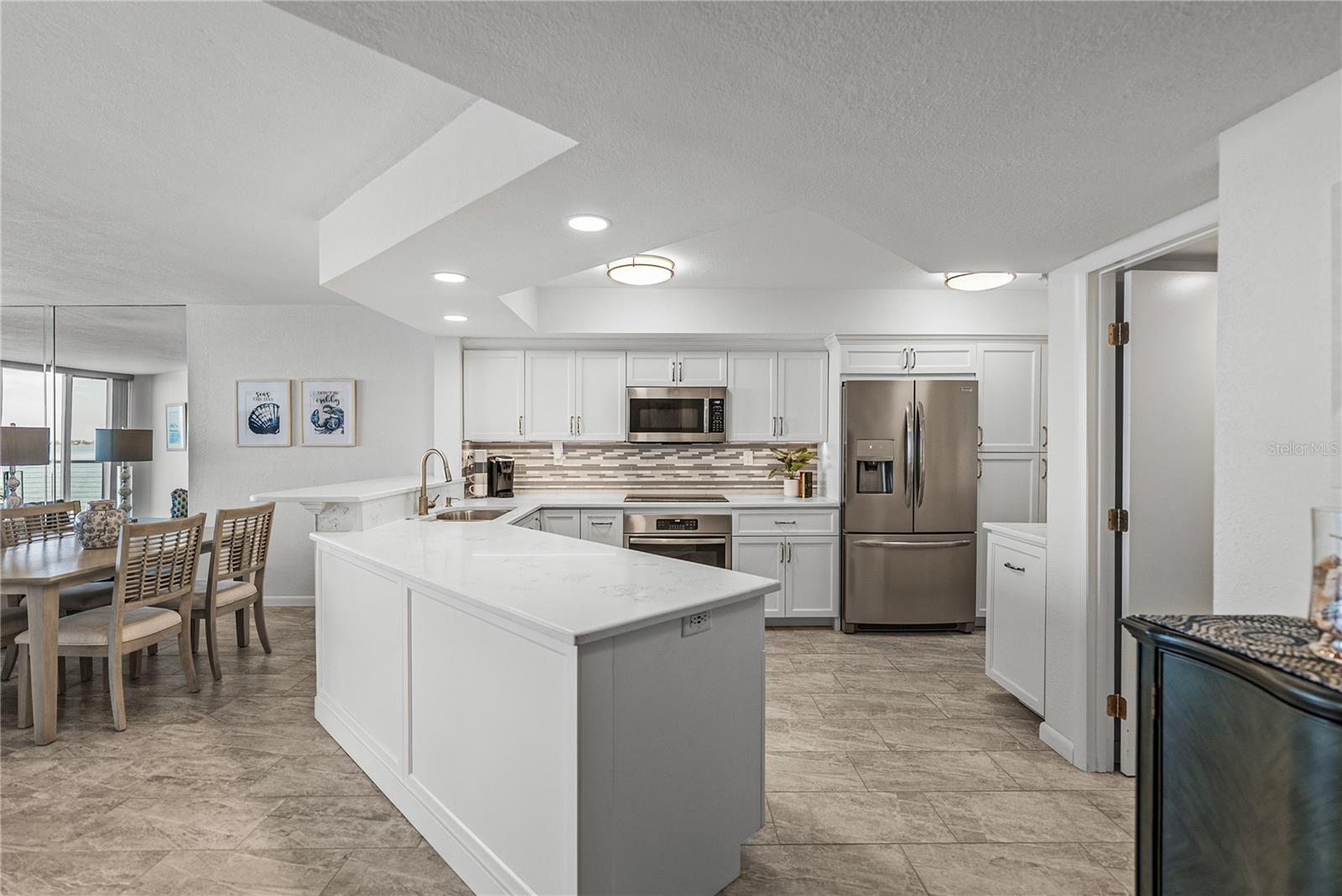 Kitchen / Dining area view from Foyer