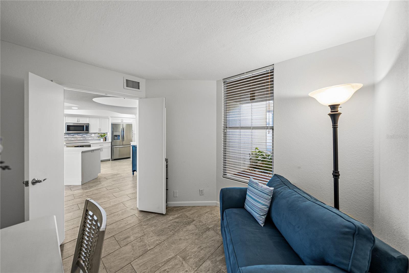 Study looking out to the Kitchen