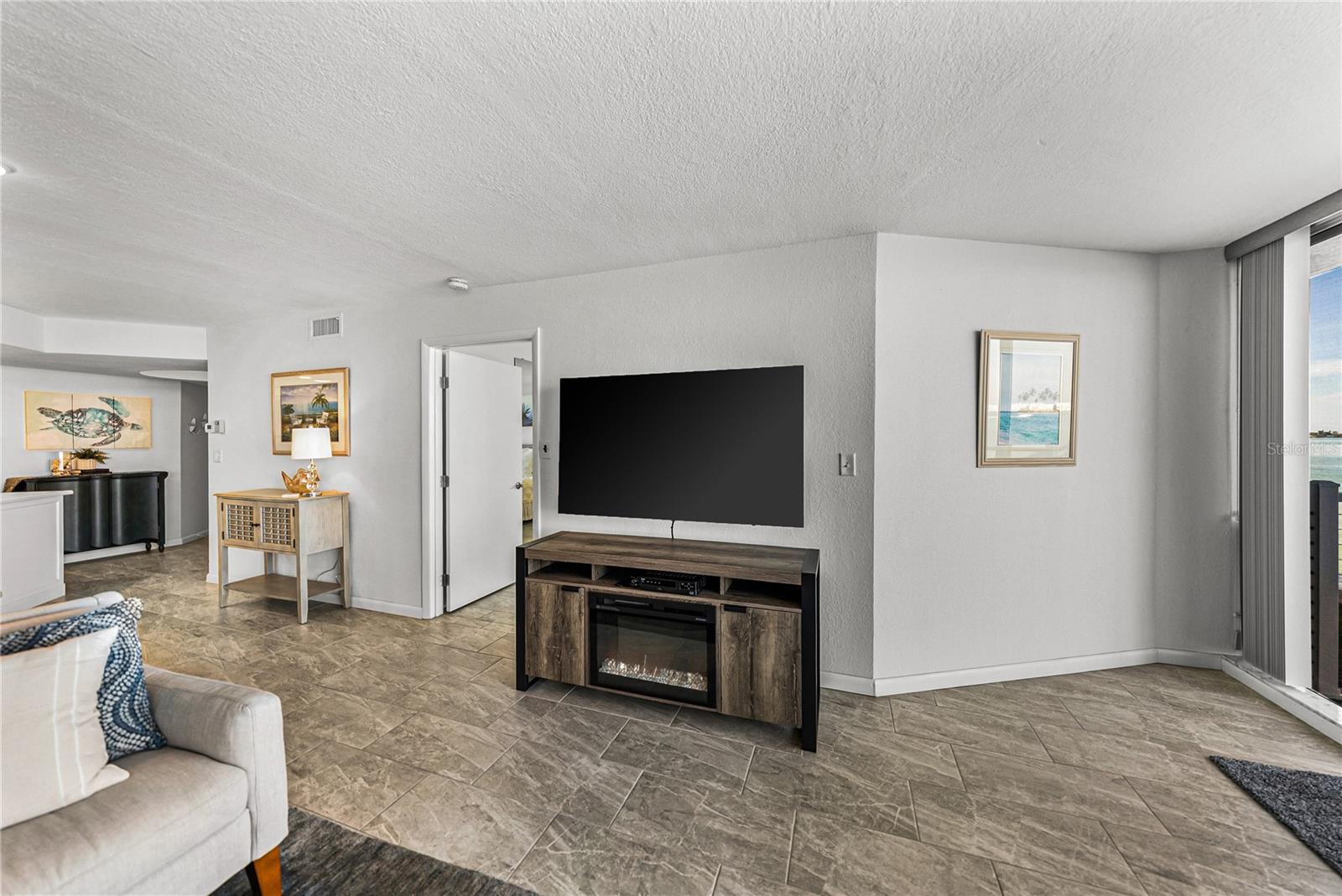 View from Rear sliding door