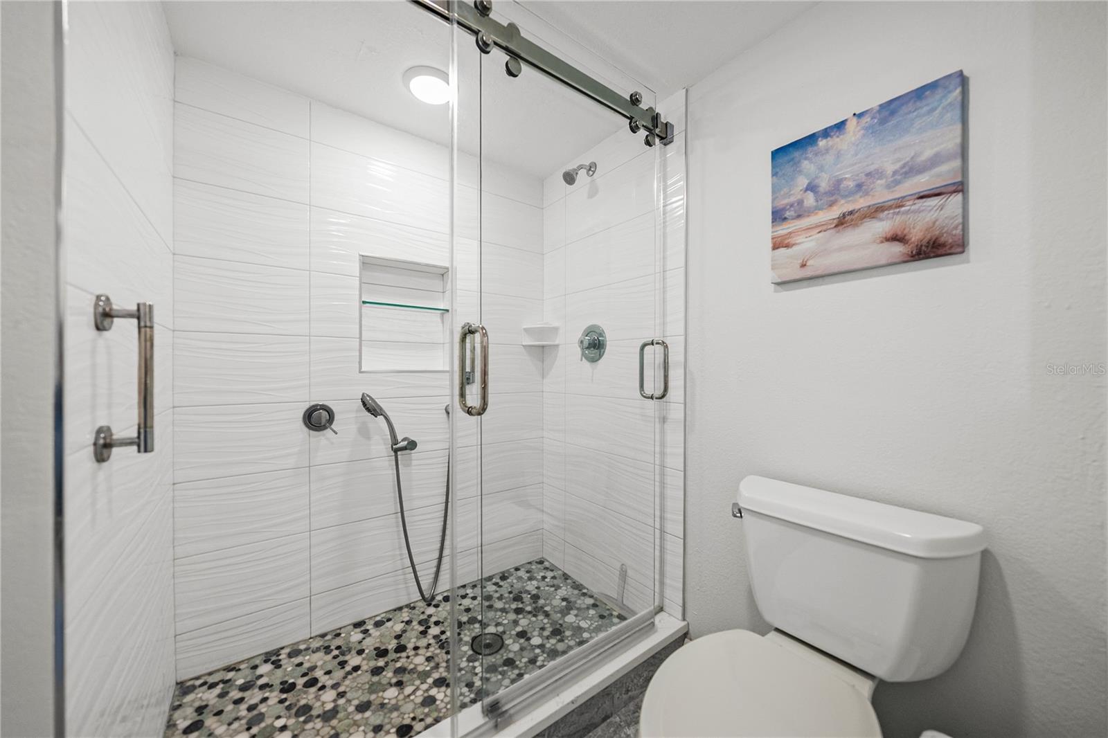 Dual shower heads with spa like shower