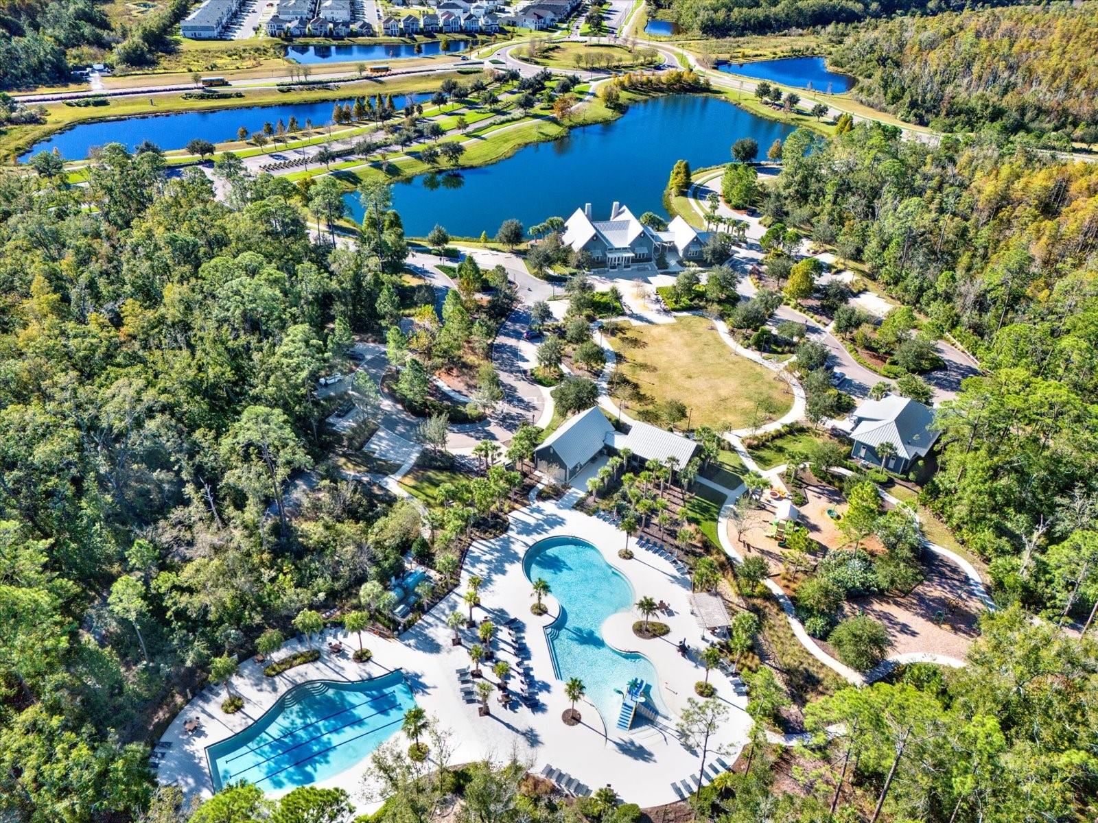 Two of the Three Bexley Community Pools