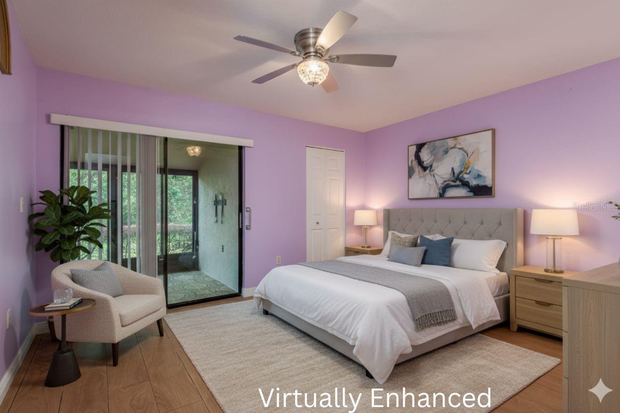 Primary Bedroom - Virtually Enhanced