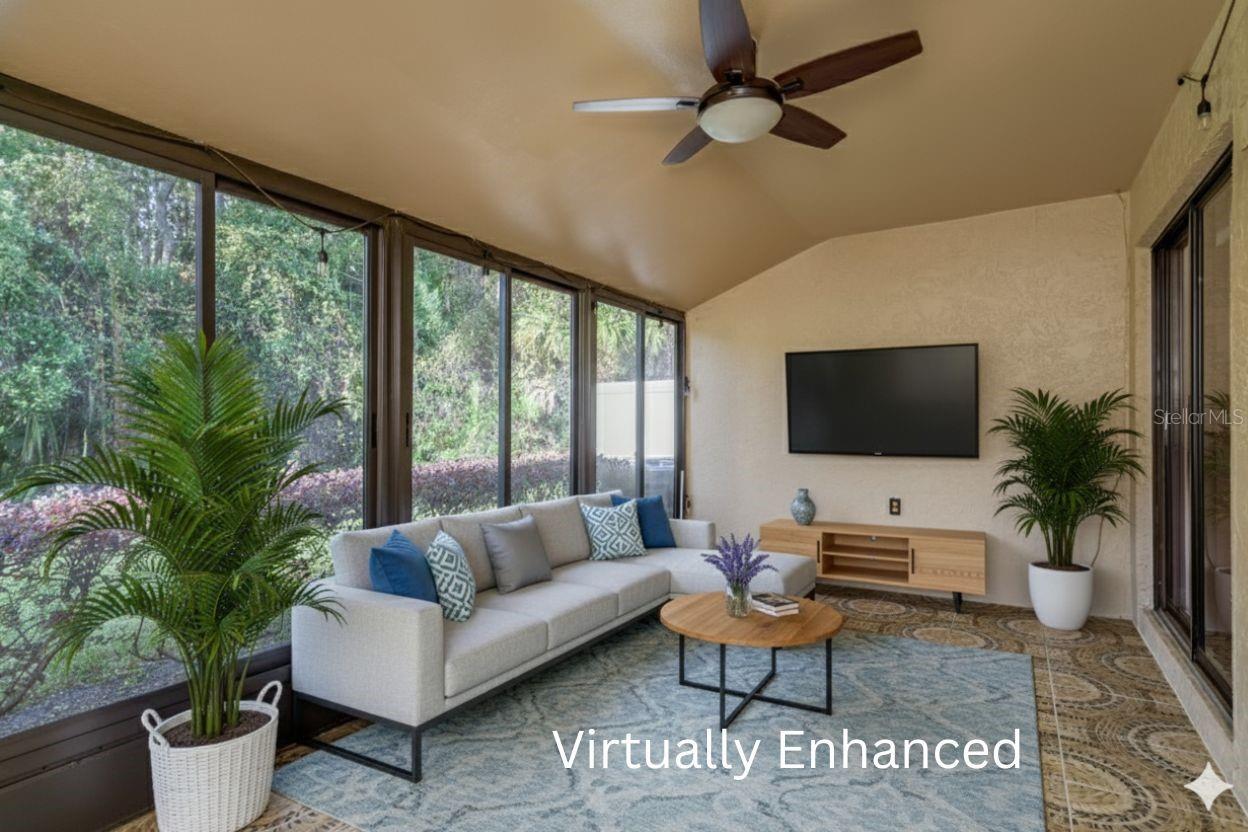 Screened Lanai- Virtually Enhanced