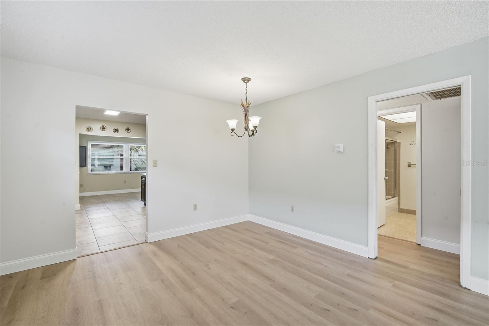 Living Room with Dinette