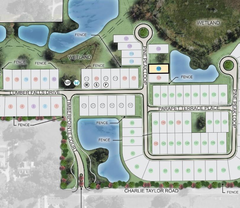 Timber Ridge - Site Map