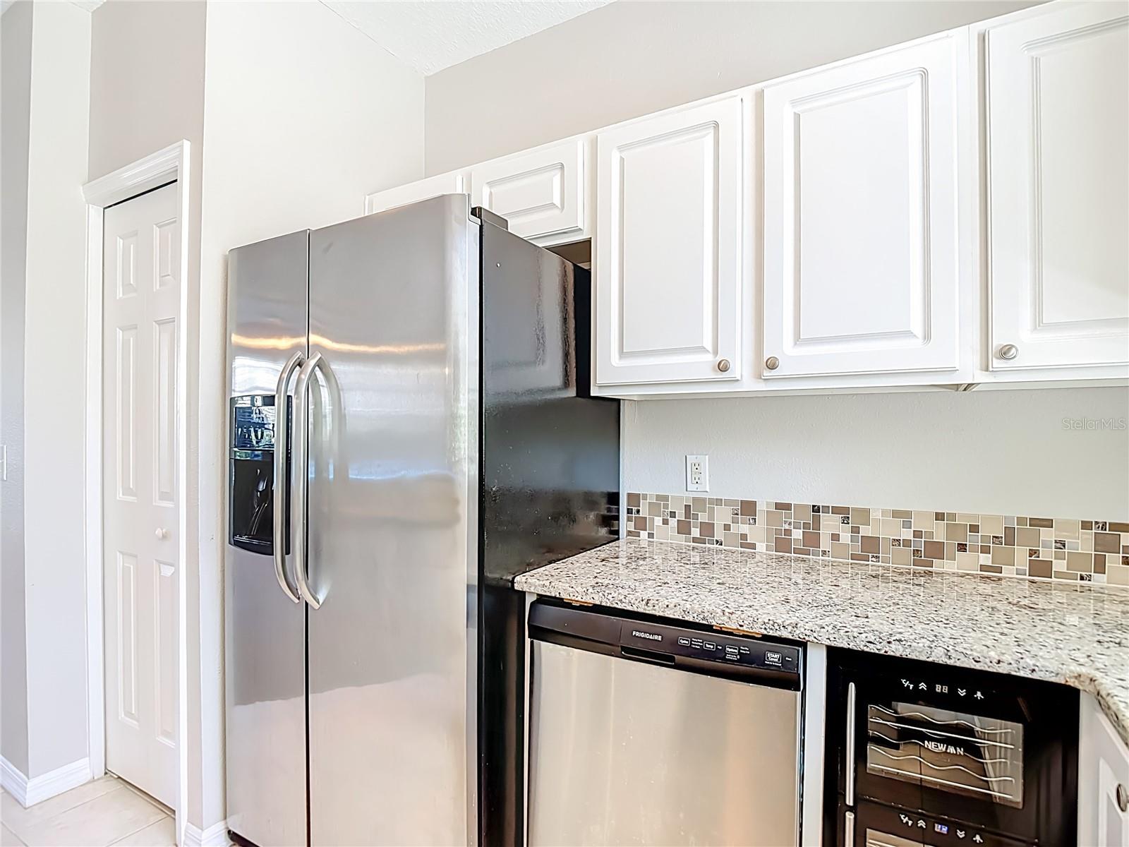 Refrigerator, Dishwasher and Wine Frig