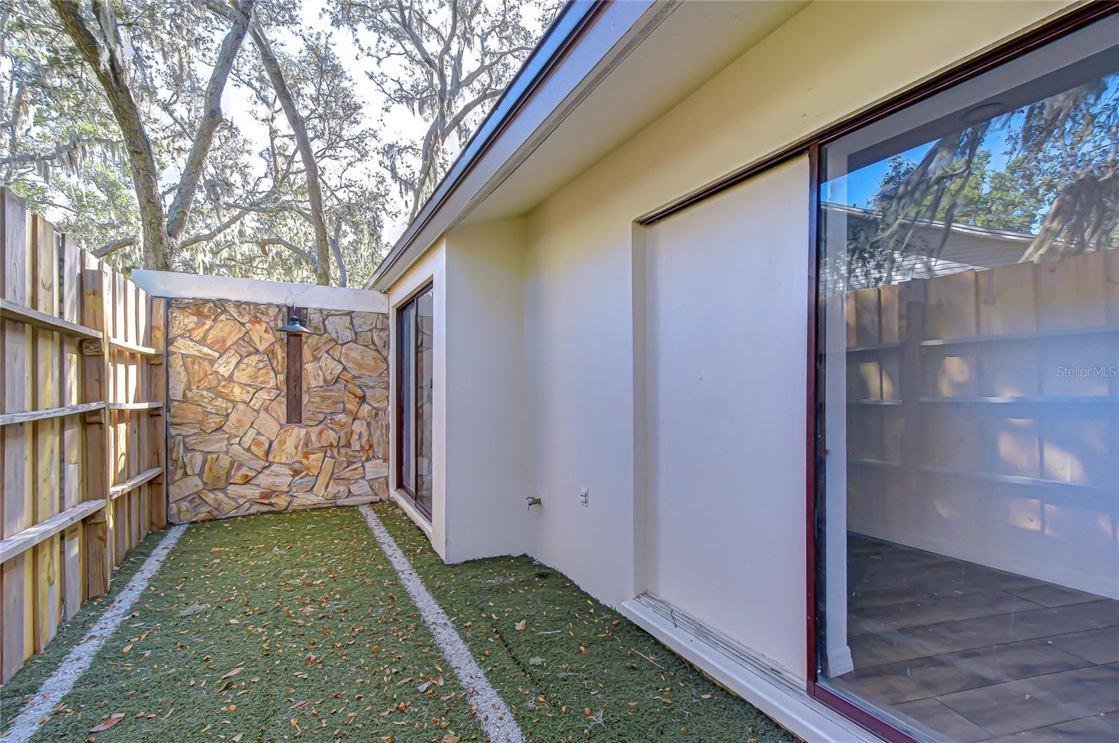 Outside private shower!