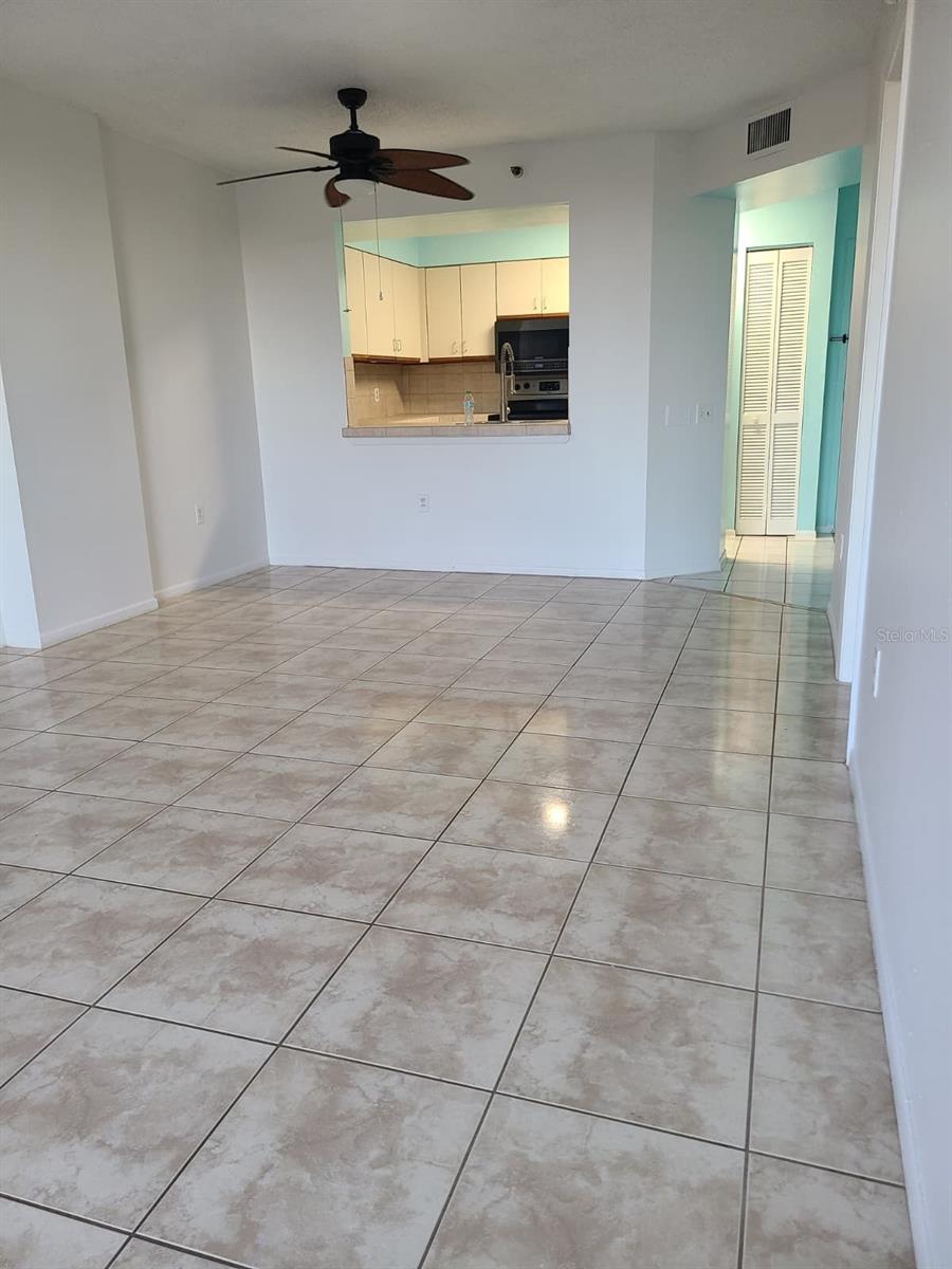 Living room view from balcony