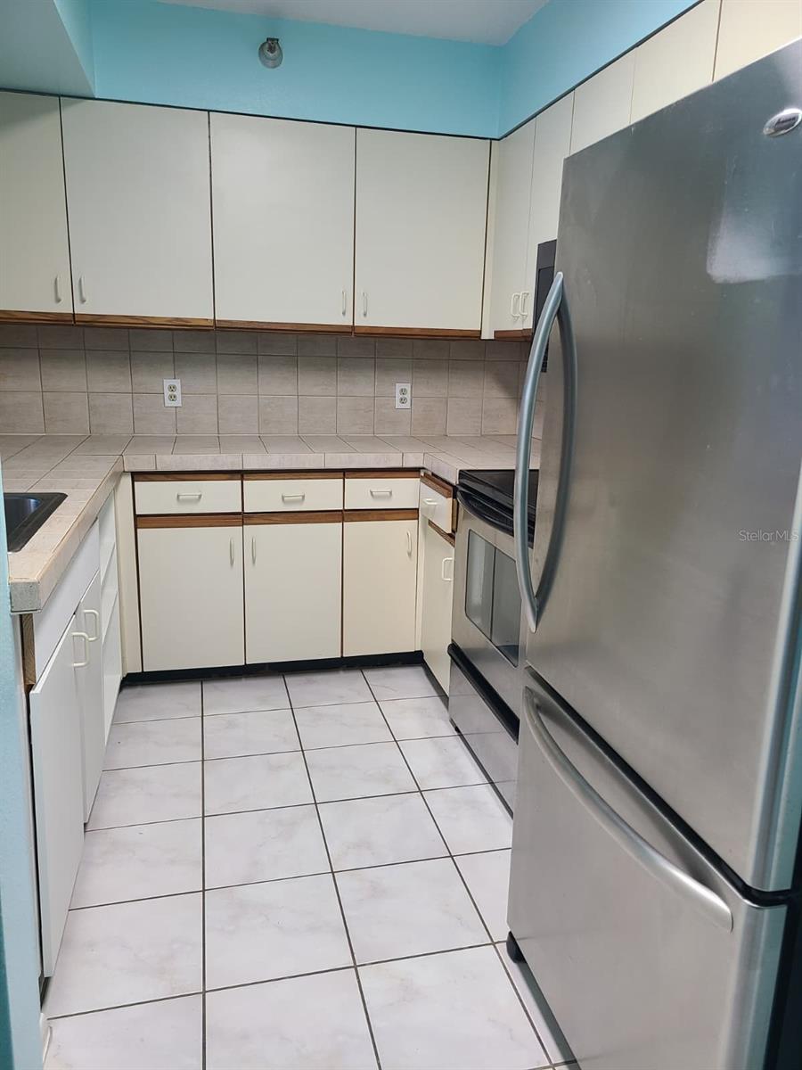 Convenient galley style kitchen