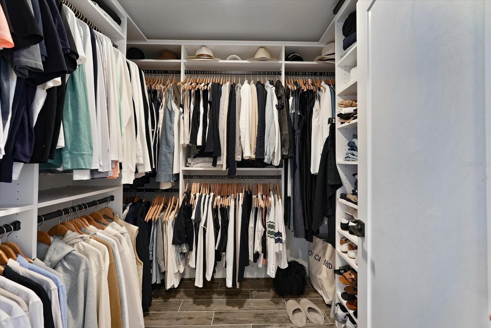 Primary Walk In Closet