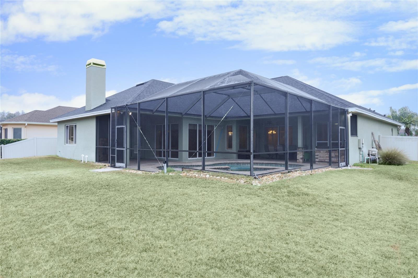 Rear view of 3015 Lynwood Ct.