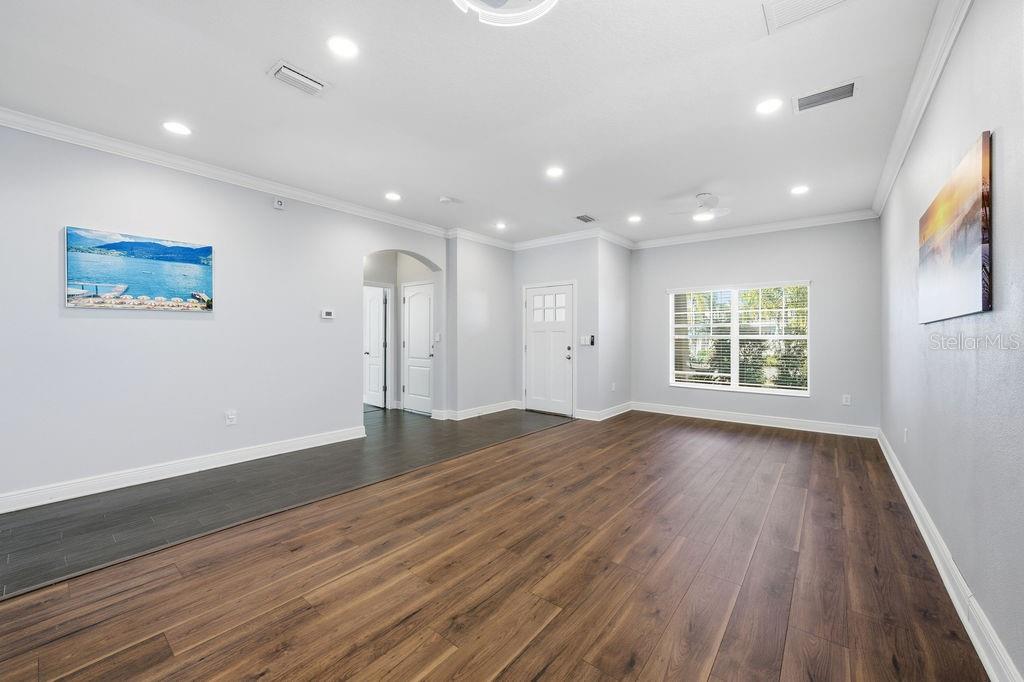 Downstairs living room/den.