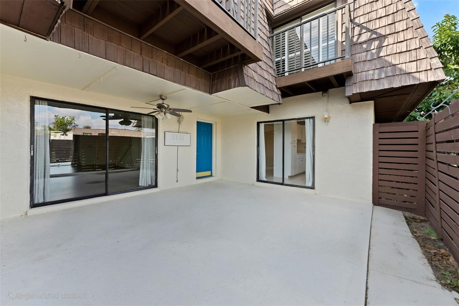 Large enclosed Patio