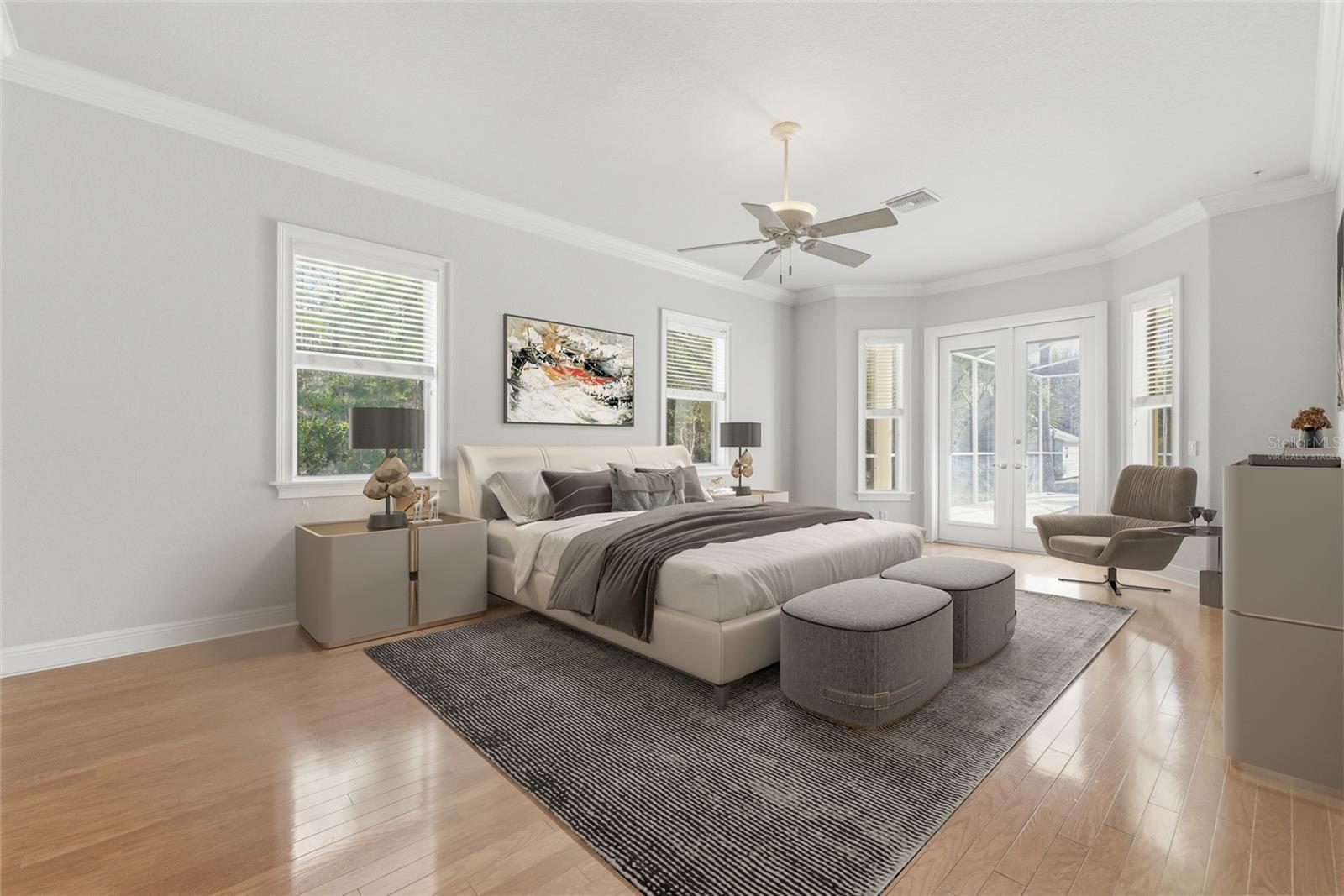 Virtually Staged- Primary Bedroom