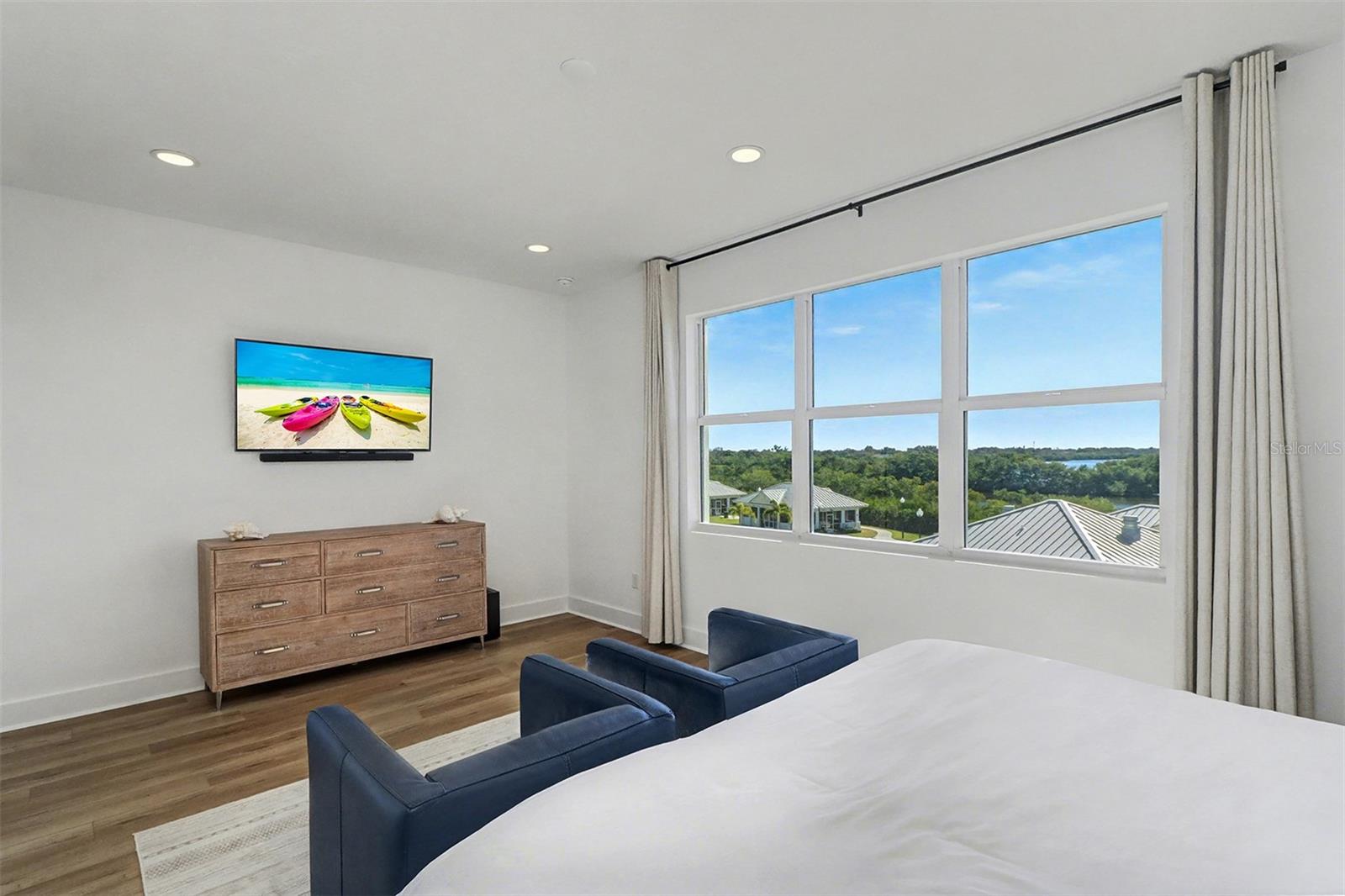 Primary Bedroom with water views