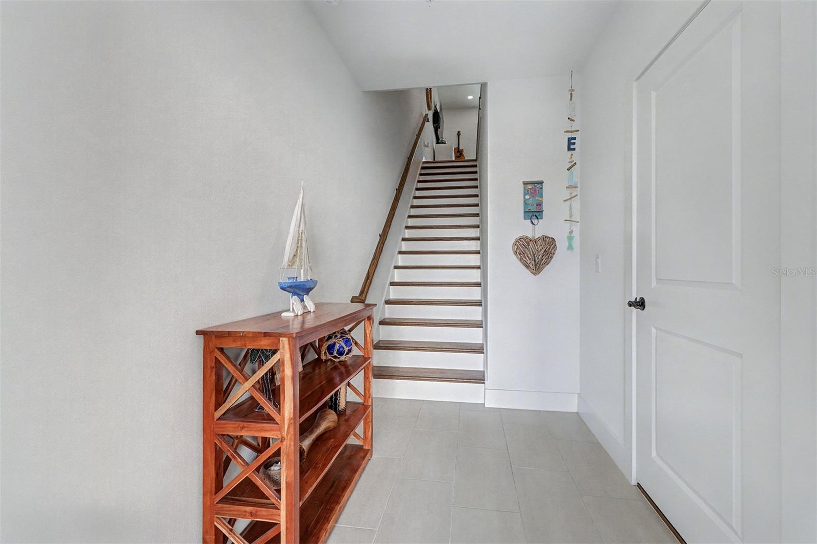 Foyer walking up to staircase