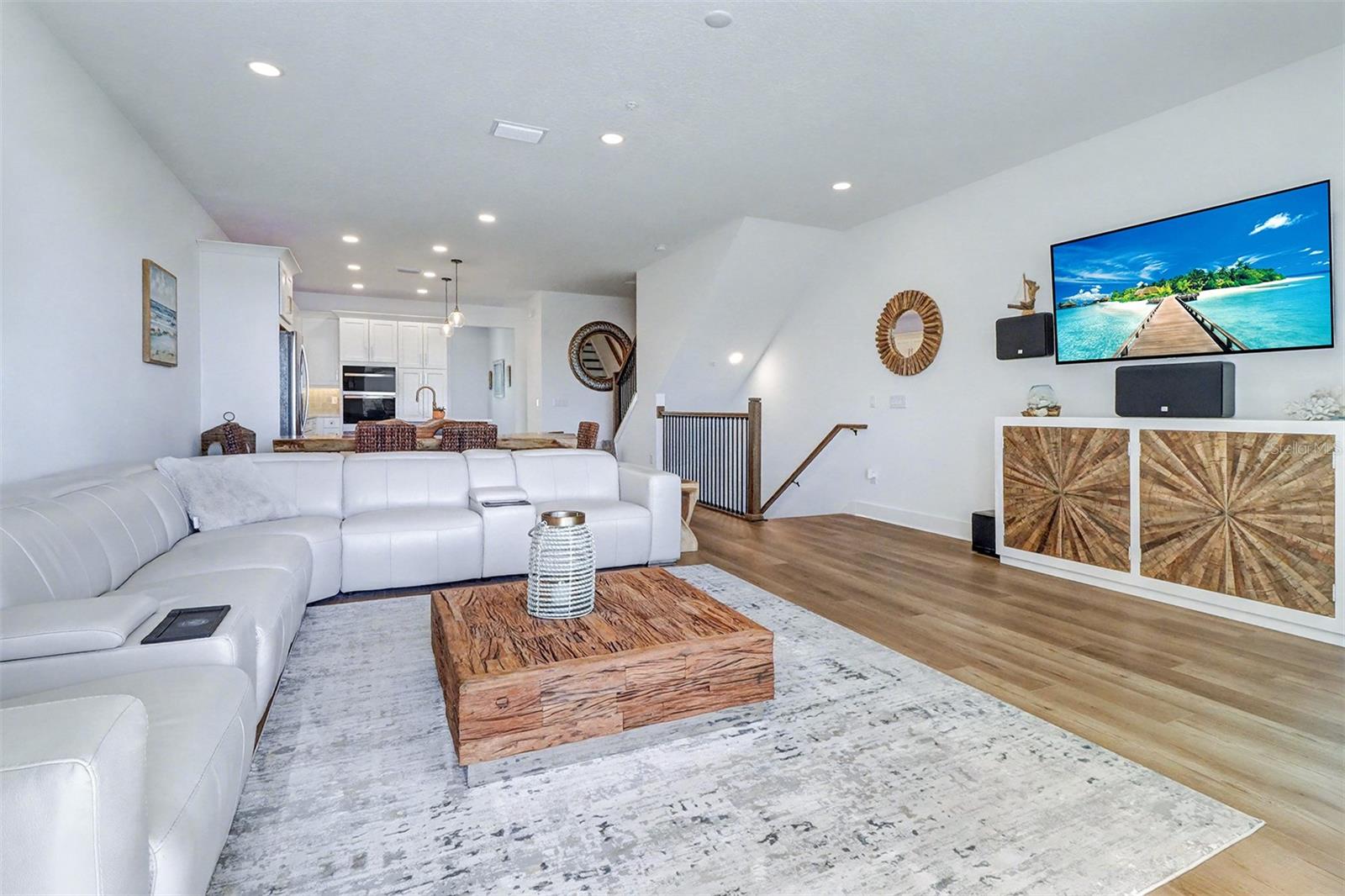 Living Room looking in to Dining/Kitchen