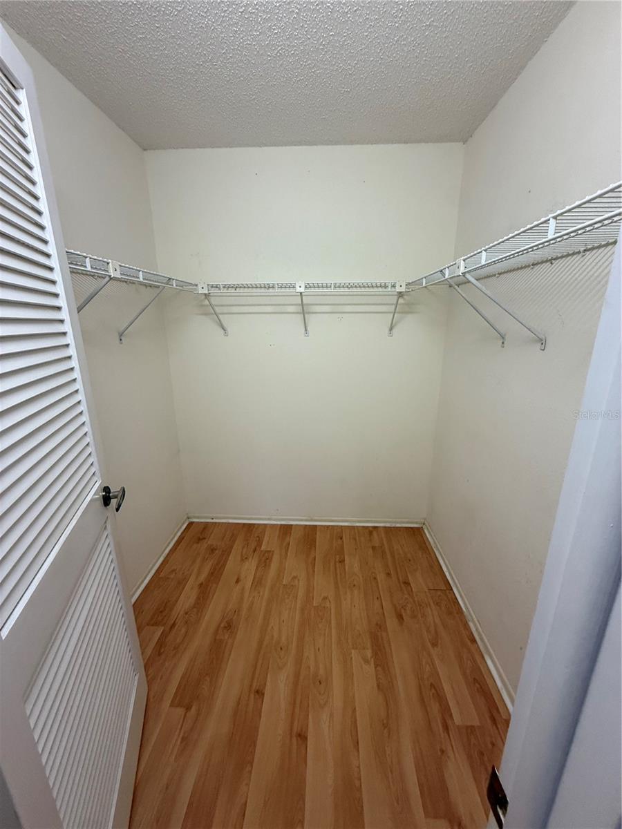 Primary walk-in closet