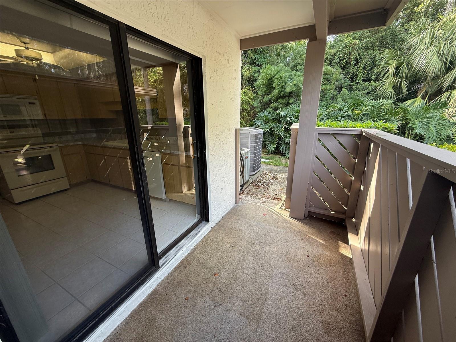 Front porch off kitchen