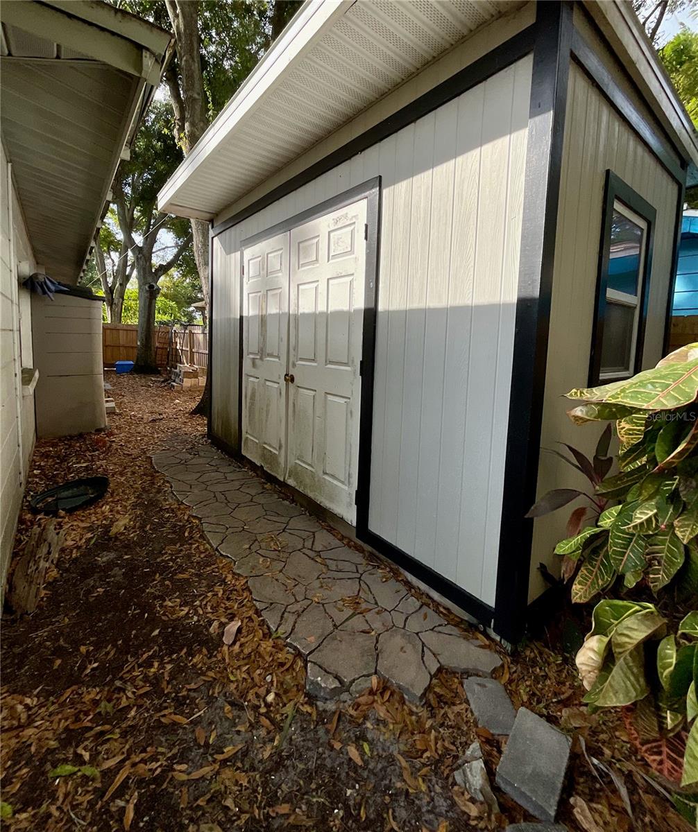 8-backyard West side of house