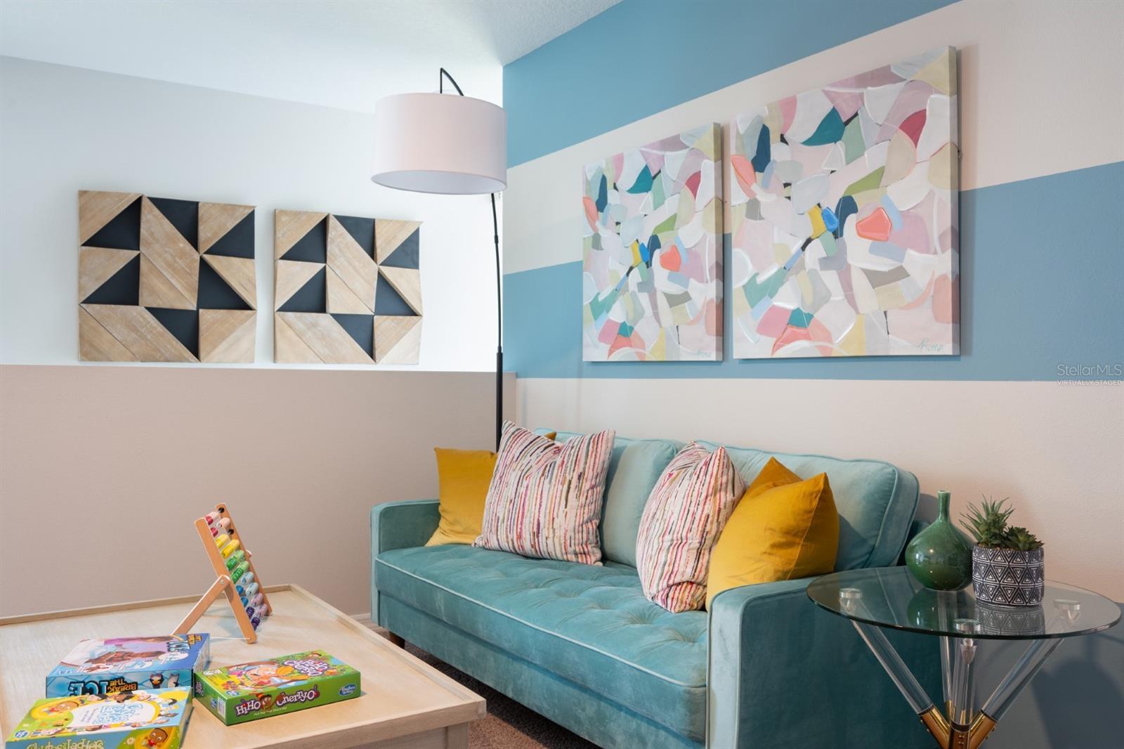 virtually staged/model home