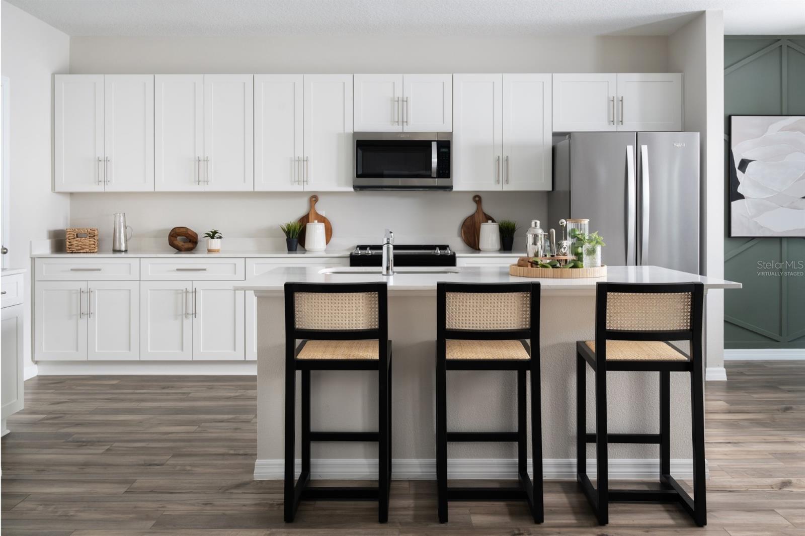 virtually staged/model home