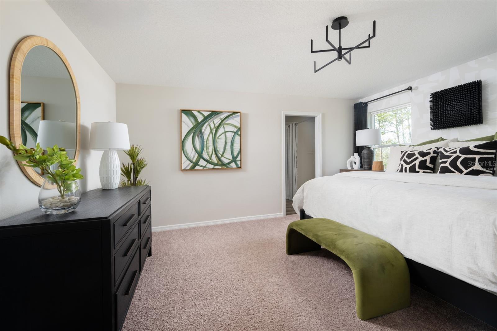 virtually staged/model home